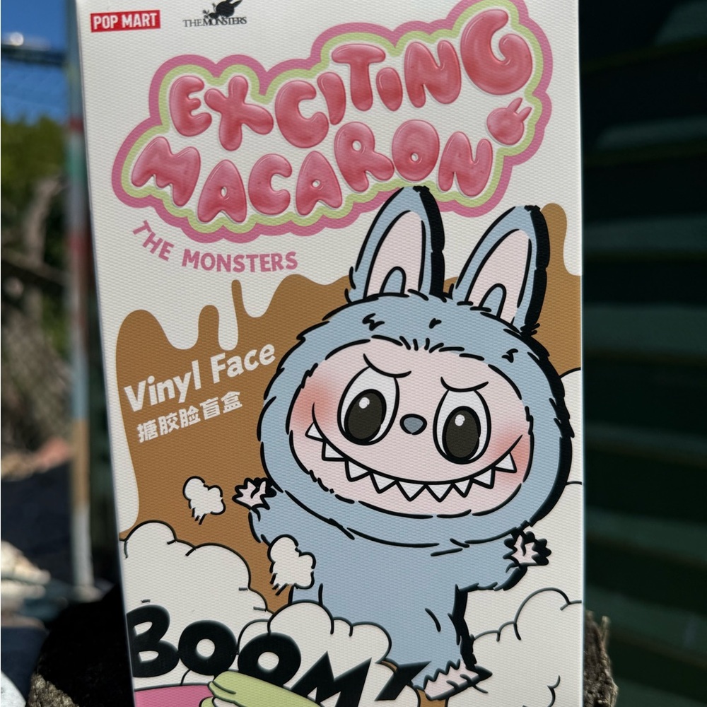 Exciting Macaron Vinyl Face Toy Soy Milk labubu